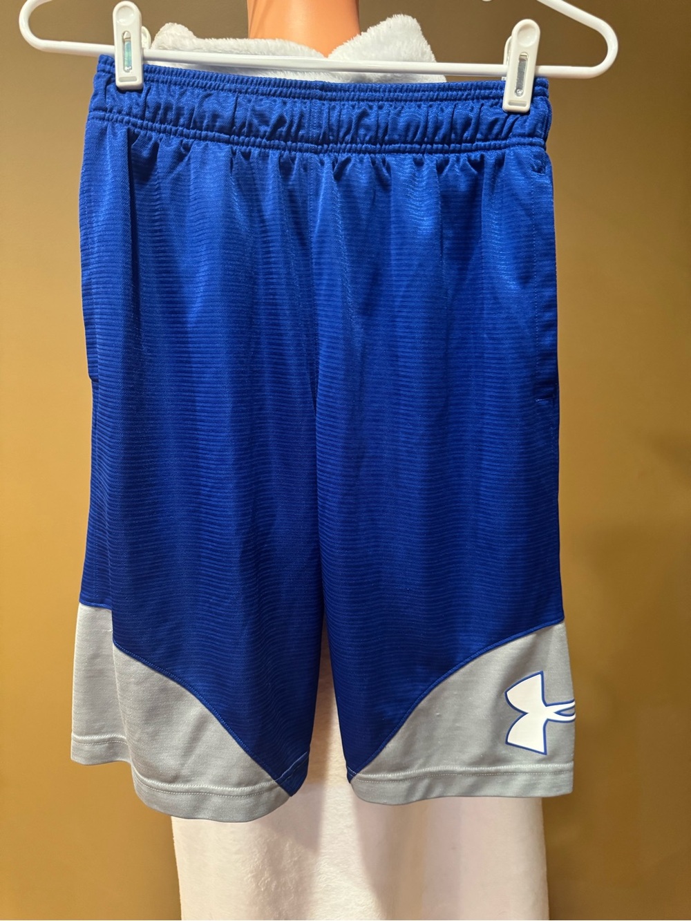 Under Armour Royal Blue and Gray Men's Athletic Shorts